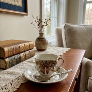 vintage Japanese wisteria tea set